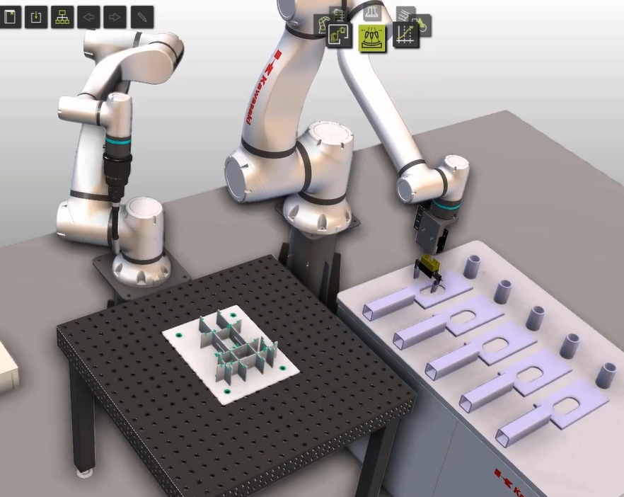 川崎重工業 協働ロボット CLシリーズ用ロボットシミュレーション
