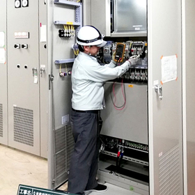 Support from the introduction of power equipment to operation and maintenance.