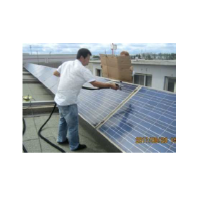 Photocatalyst Construction Example: Solar Panel Anti-Soiling Measures