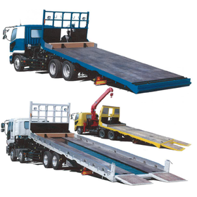 Safety loader medium and large class agricultural machinery, construction machinery, and heavy equipment transport specifications.