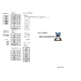 Vol.2(材料) 真空注型使用材料