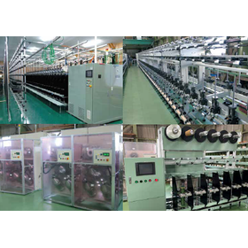 Custom manufacturing of yarn twisting, winding, and processing equipment; exhibiting at the trade show in November.