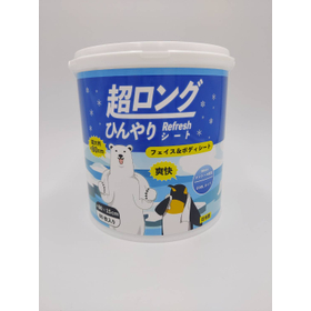 Heatstroke prevention product "Super Long Cool Sheet" - a cooling sheet with a length of 80cm.