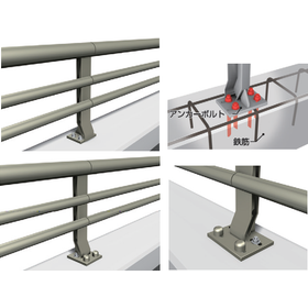 Stress Concentration Type Steel Guardrail "Frenby"