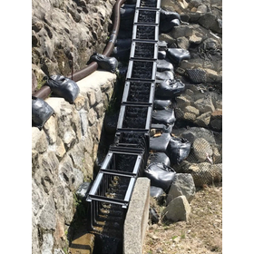 Introduction of case studies using polyethylene U-shaped ditches: Temporary water channels for disaster recovery.