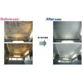 「現場専用調合処理MAD工法」による除カビ・防カビ施工