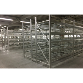 Delivery case of storage pallet racks for molds / Sales of welding equipment and machine tools