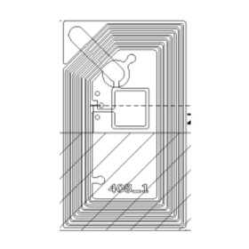 HF帯 RFID ICタグ HF38×22.5mmInlay