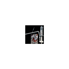 Aluminum molten metal pump for molten metal replacement and draining.