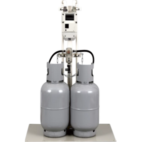 お湯が出ない！お困りに対応「ガスロン供給ユニット＋仮設用敷板」