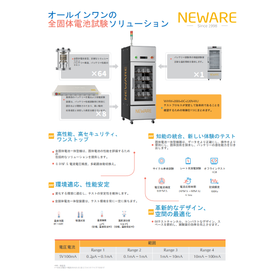 新しいソリューション　オールインワン全固体電池試験ソリューション