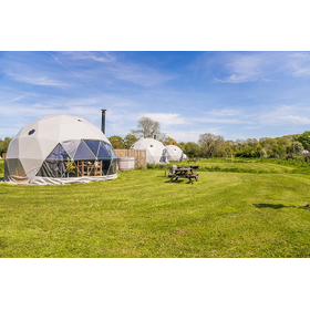 Glamping dome tent (building confirmation application compliant dome tent)