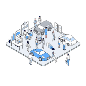 Automotive sensory quality and design quality survey, marketing research.