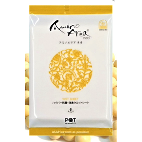Antiviral, antibacterial, and deodorizing agent "Amino Area neo Wet Wipes"