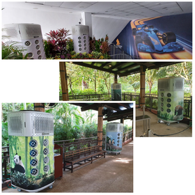 Vapor-type smart cooler 'AIRBITAT' installation examples both domestically and internationally.