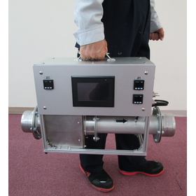 Residential airtightness/ventilation airflow measurement device Wind Watcher α Handy