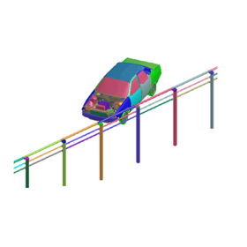 防護柵への衝突・衝撃解析のエンジニアリングサービス／受託解析