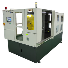 Automated pallet loading system for multi-variety repeat production of processing machines.