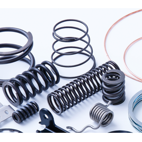 Processing of leaf springs, coil springs, disc springs, and various metal press products is possible!