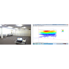空間多点風速温度分布計測システム　テンプランWS