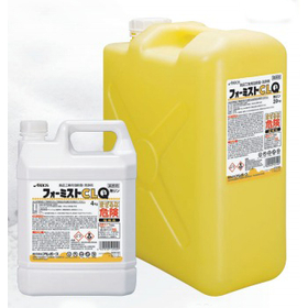 Cleaning agent 'Formist CLQ' for the food industry that can disinfect with foam and chlorine.
