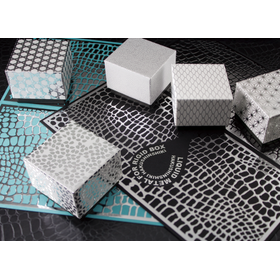 "Liquid Metal" decorative box for lifestyle goods.