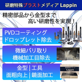 工具や金型の自動研磨に対応！Lappinの加工事例資料を贈呈