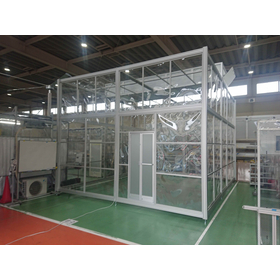 Panel assembly type clean booth