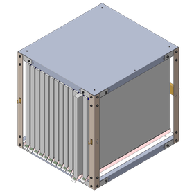 Storage shelf for connectable metal masks
