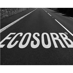 Industrial deodorizing additive for odor and smell countermeasures during asphalt paving work.