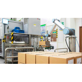Achieving goals through palletizing with collaborative robots.