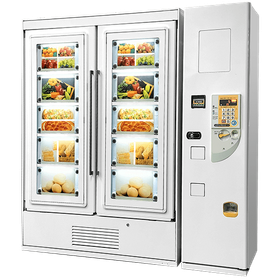 Refrigerated locker vending machine