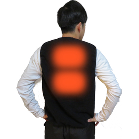 A heat vest that can suppress power consumption! The heating element has a proven track record in JR vehicles.
