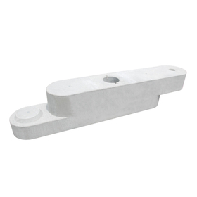 Temporary and permanent combined protective fence foundation block "Jizai R Continuous Foundation"