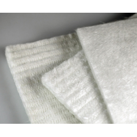 Industrial filter: C glass staple fiber, needle mat