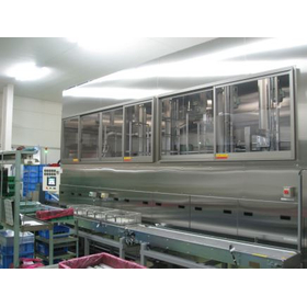 Case of fully automatic cleaning machine: precision cleaning