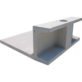 Shoulder and roadside protective fence foundation block "G Base"