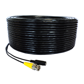 Combined thin cable for surveillance camera video and power 'SAN-Secure'