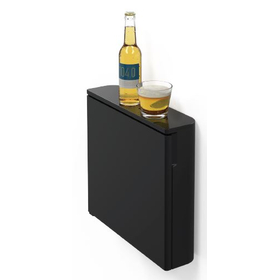 Ultra-thin wall-mounted refrigerator 'TEXY10' with a depth of only 10 cm.
