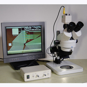 基板やICチップの傷が立体的に見える！ハレーション実体顕微鏡