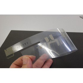 Touch switch/non-contact sensor - high transparency, thin, lightweight, and flexible.