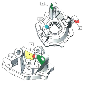 Leave complex and irregularly shaped work to us! Machining processing services for castings.