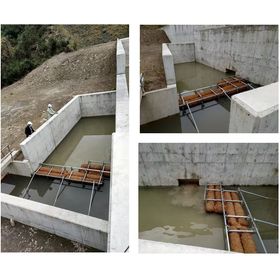 Environmentally friendly turbidity treatment method "Seed Log Filter" palm fiber filter