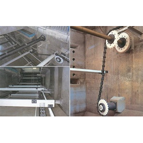 Water treatment machinery equipment "Link-Belt type sludge scraper"