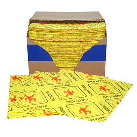Oil, Alkali, Acid "Liquid Absorbent Material" with Pictogram Pattern HVU-75
