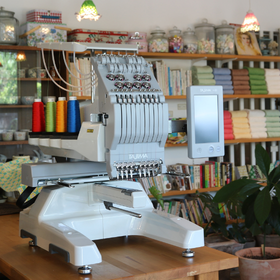 Tajima's compact embroidery machine "SAI - Color -"