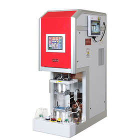 High-frequency welding machine, compact type, for medical, stationery, and automotive industries.
