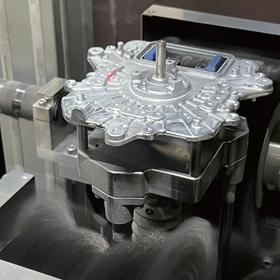 Automatic Deburring Machine with Brush Treatment for the Automotive Parts Industry