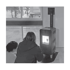 Customer Feedback: Installed two pellet stoves on the first and second floors.