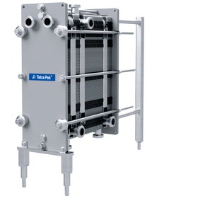 Space-saving and easy maintenance! Plate heat exchanger.